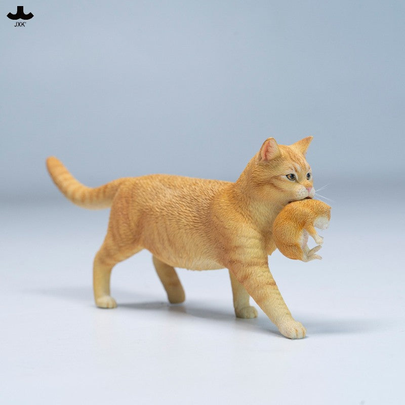 JXK338 子猫たちと母猫 樹脂フィギュア（全2種） 商品画像