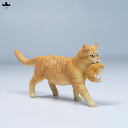JXK338 子猫たちと母猫 樹脂フィギュア（全2種） 商品画像
