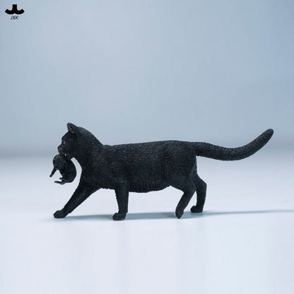 JXK338 子猫たちと母猫 樹脂フィギュア（全2種） 商品画像