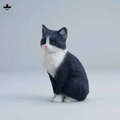JXK352 お行儀よく座る猫 樹脂フィギュア（全3種）