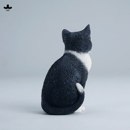 JXK352 お行儀よく座る猫 樹脂フィギュア（全3種）