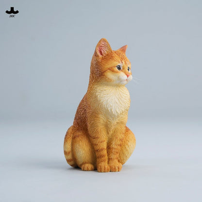 JXK352 お行儀よく座る猫 樹脂フィギュア（全3種）