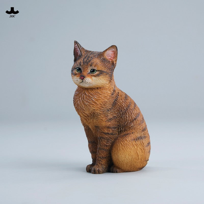 JXK352 お行儀よく座る猫 樹脂フィギュア（全3種）