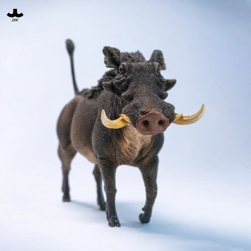 JXK358 イボイノシシ 樹脂製野生動物彫像（全2種）
