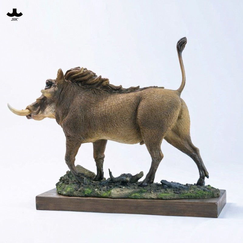 JXK358 イボイノシシ 樹脂製野生動物彫像（全2種）
