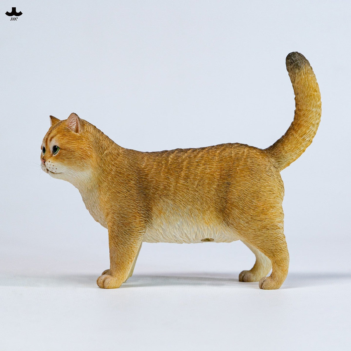 JXK365 金銀グラデーション猫 樹脂フィギュア（全2種）