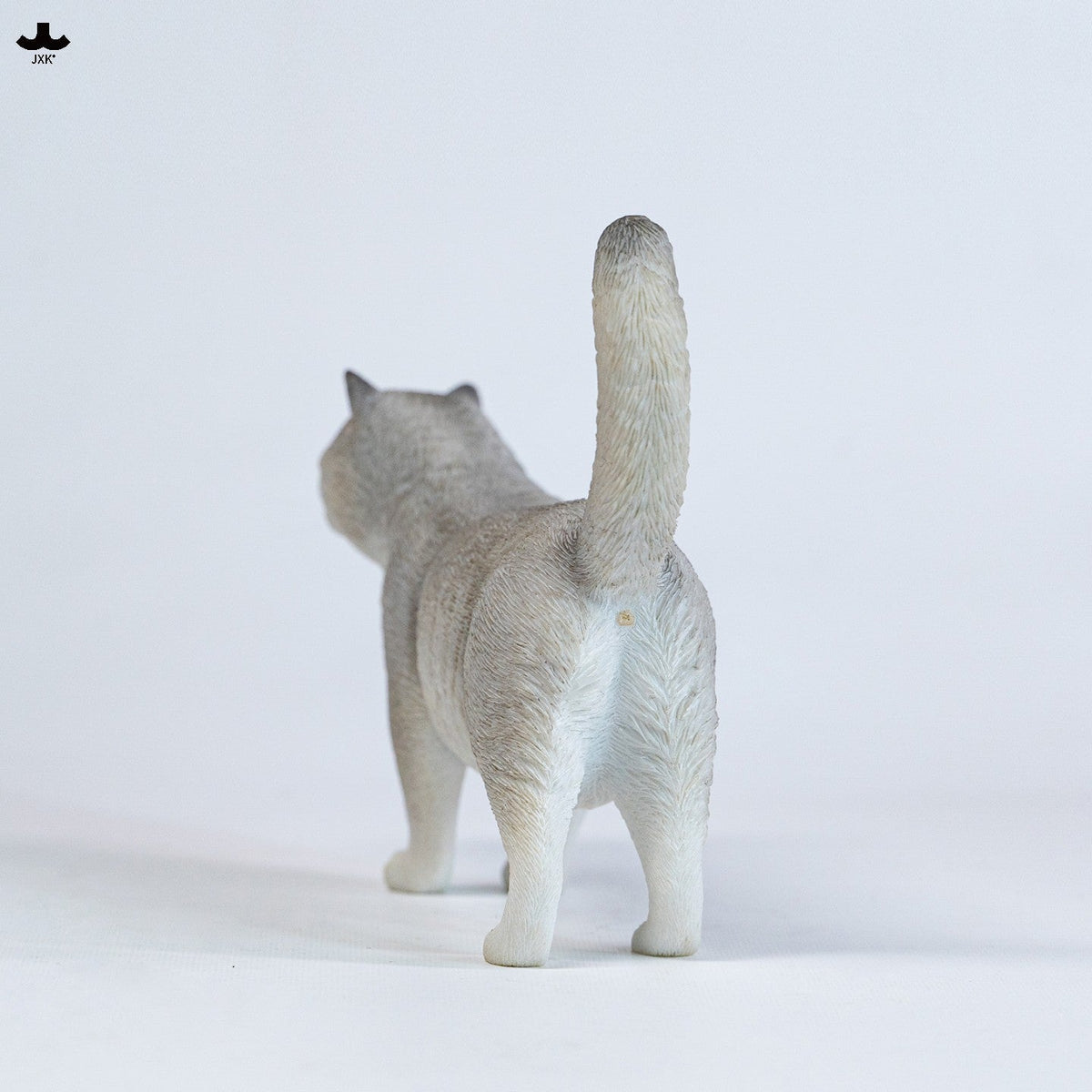 JXK365 金銀グラデーション猫 樹脂フィギュア（全2種）