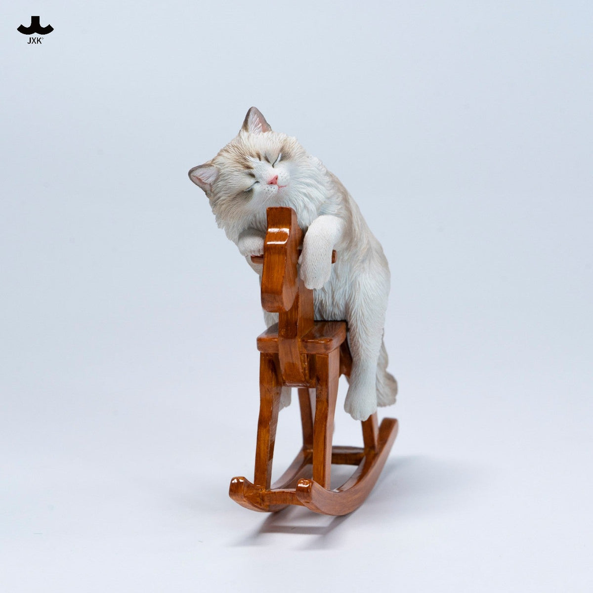 JXK374 トロイの木馬に乗ったラグドール猫 フィギュア（全2種）