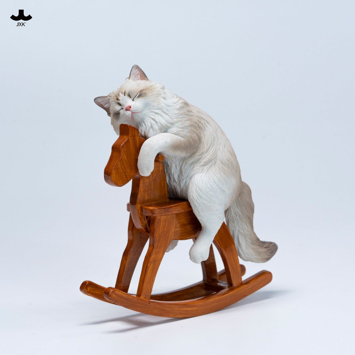 JXK374 トロイの木馬に乗ったラグドール猫 フィギュア（全2種）