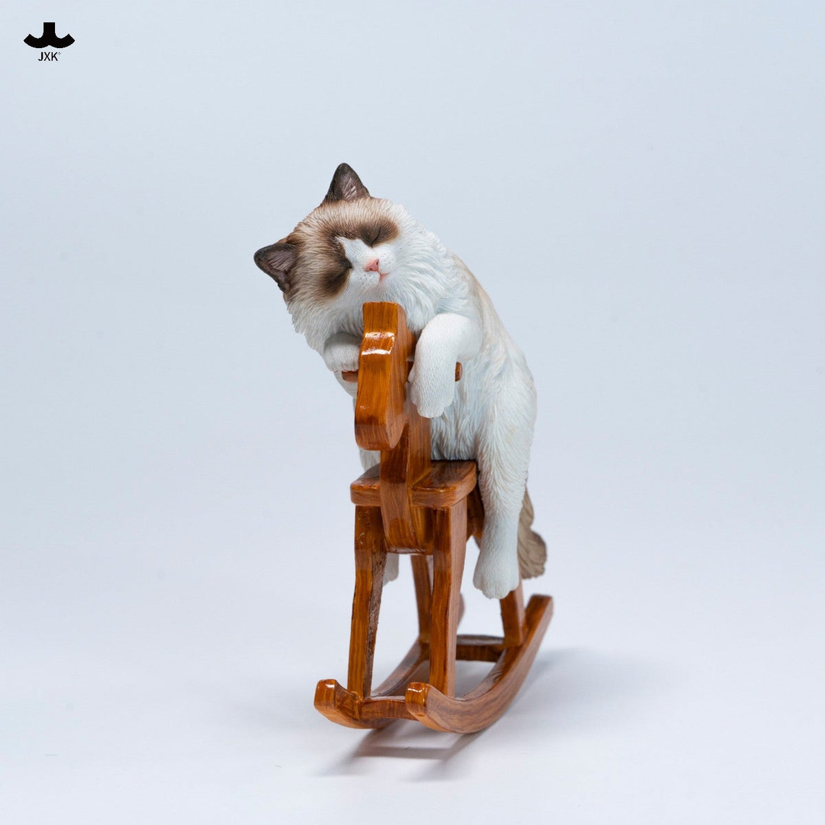 JXK374 トロイの木馬に乗ったラグドール猫 フィギュア（全2種）