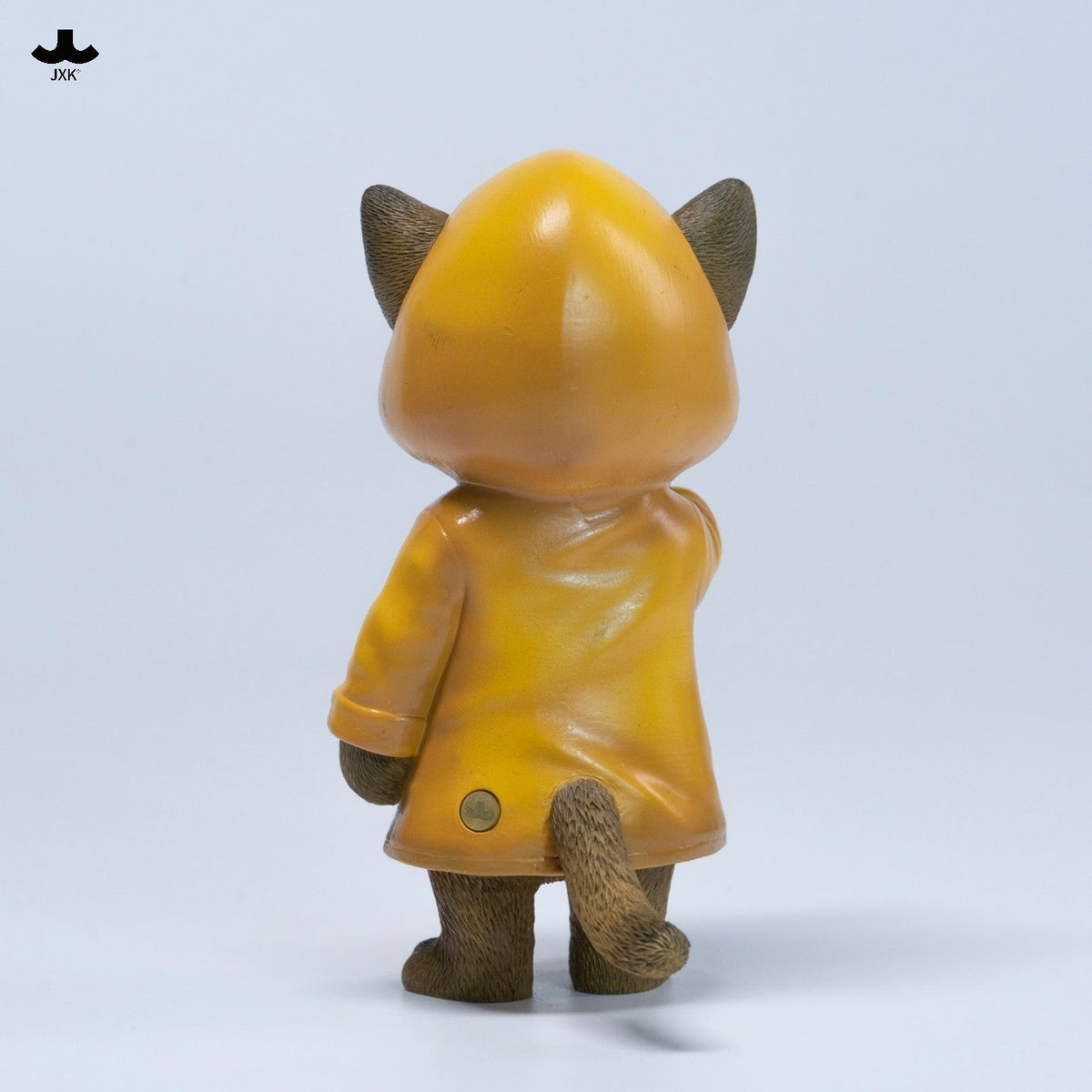 JXK380 雨の中の子猫 樹脂フィギュア