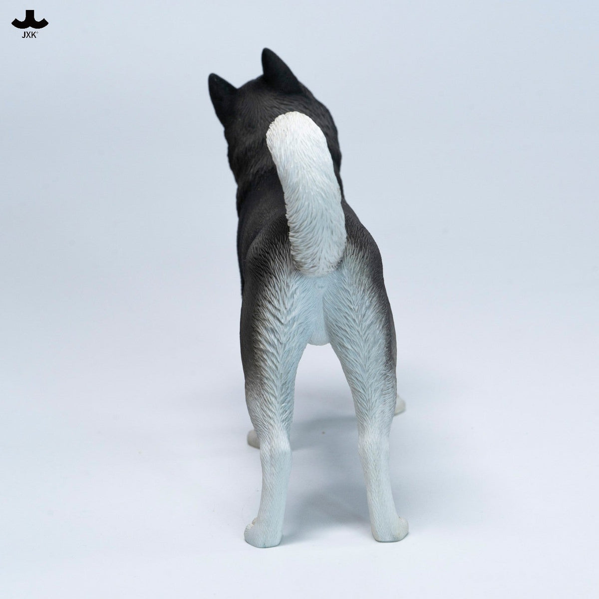 JXK381 ハスキー隊長 樹脂製犬フィギュア