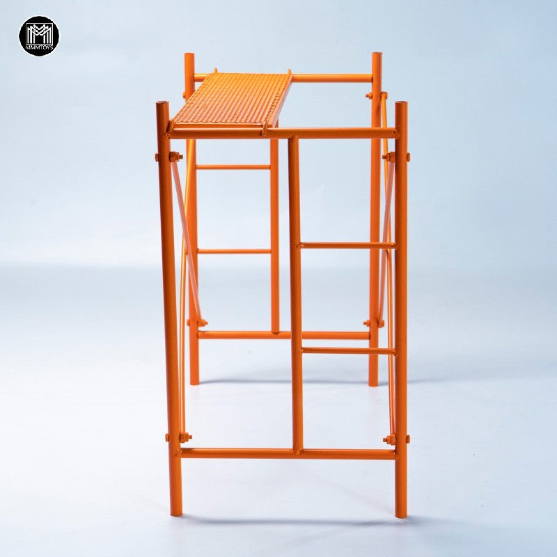 MMMTOYS M2602 1/6 オレンジ色の金属製足場 ジオラマ小物