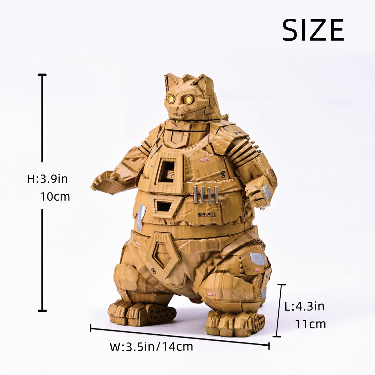 BID TOYS BT02 紙くず怪獣ニャジラ 猫フィギュア（3種）