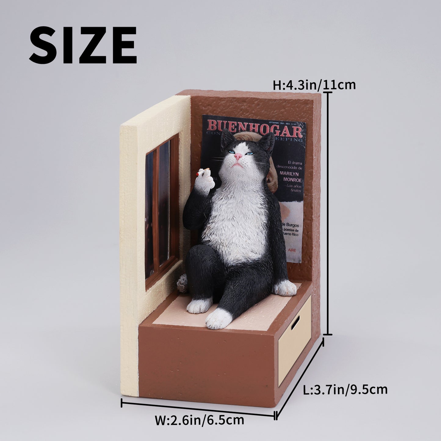 JXK317　窓辺でくゆらせる猫　　【予約】  JXK Studio出品