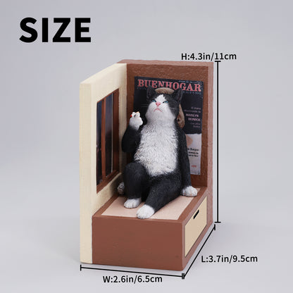 JXK317　窓辺でくゆらせる猫　　【予約】  JXK Studio出品