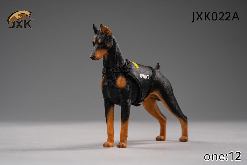 JXK022 1/12 ドーベルマン 樹脂フィギュア（全2種） 商品画像