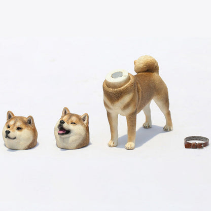 Mr.Z MRZ027 1/6 柴犬フィギュア（交換用ヘッド2個付き・全5種） 商品画像