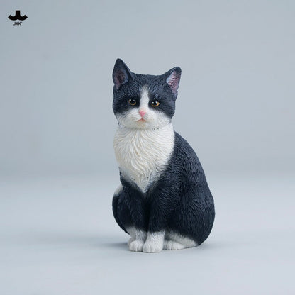 JXK352 お行儀よく座る猫 樹脂フィギュア（全3種）