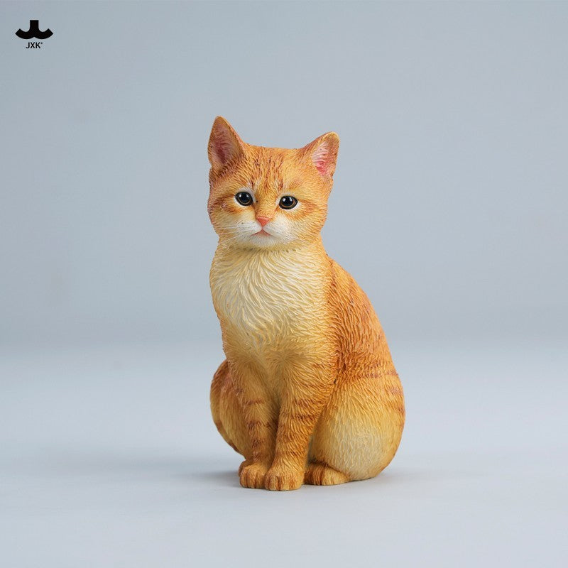JXK352 お行儀よく座る猫 樹脂フィギュア（全3種）