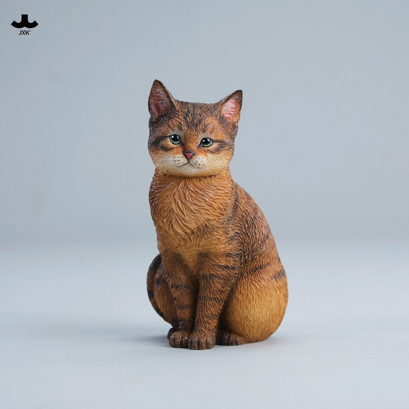 JXK352 お行儀よく座る猫 樹脂フィギュア（全3種）