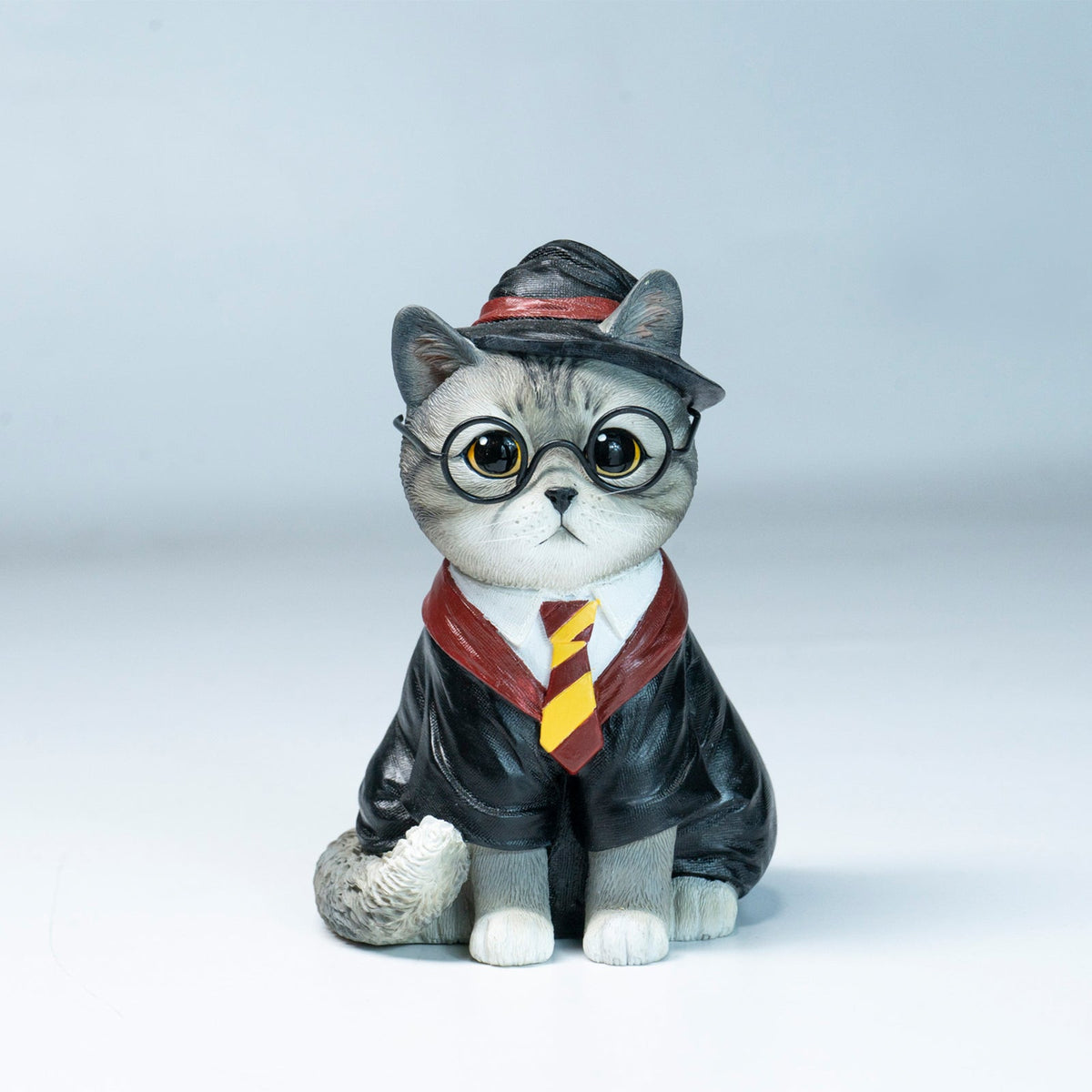 JXK332 学園魔法使い猫 樹脂フィギュア（眼鏡付き・全4種）