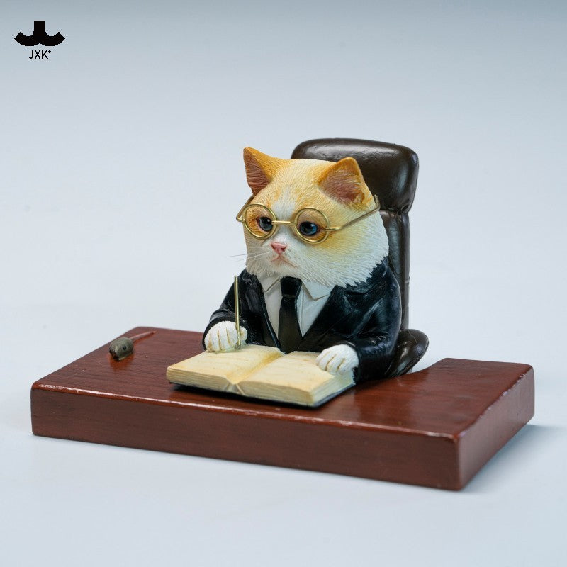 JXK329 エグゼクティブ猫 デスク版