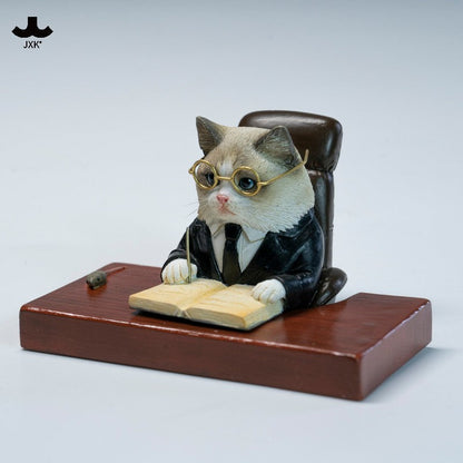 JXK329 エグゼクティブ猫 デスク版