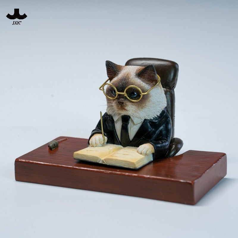 JXK329 エグゼクティブ猫 デスク版