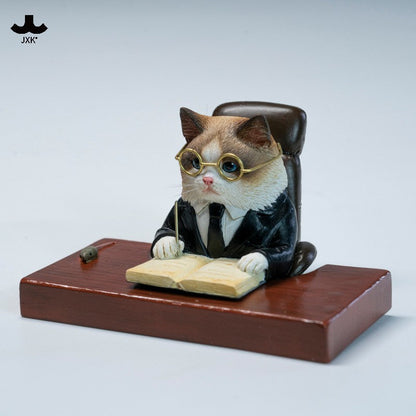 JXK329 エグゼクティブ猫 デスク版