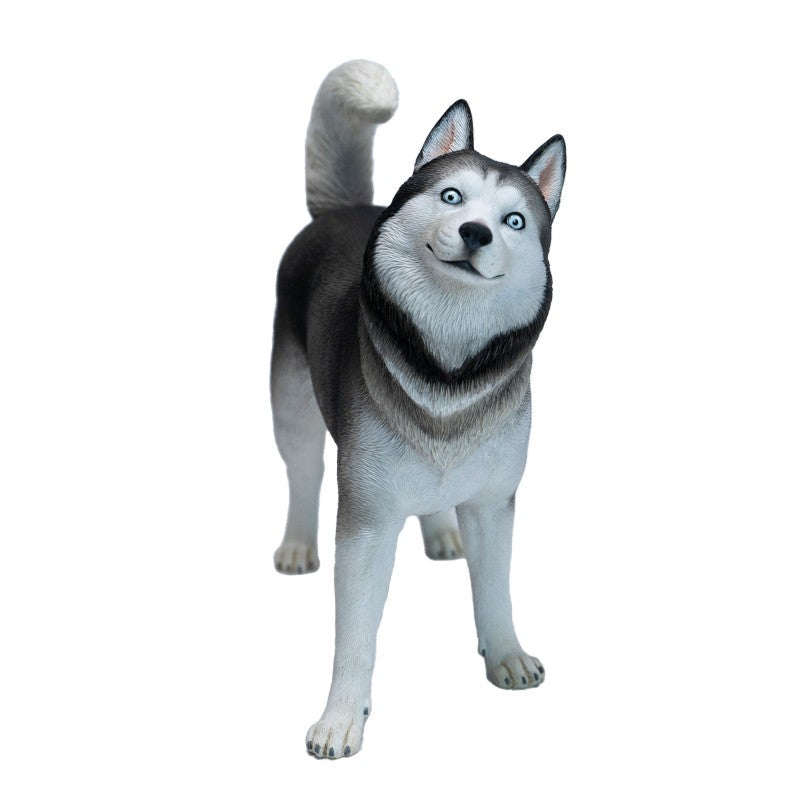 JXK381 ハスキー隊長 樹脂製犬フィギュア