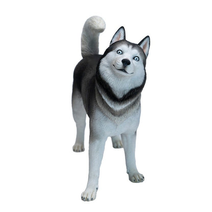 JXK381 ハスキー隊長 樹脂製犬フィギュア