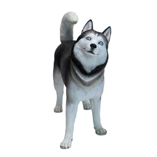 JXK381 ハスキー隊長 樹脂製犬フィギュア