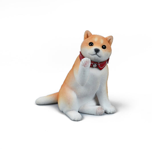 JS2401 Resin Shiba Inu Dog Decor from JXK Studio