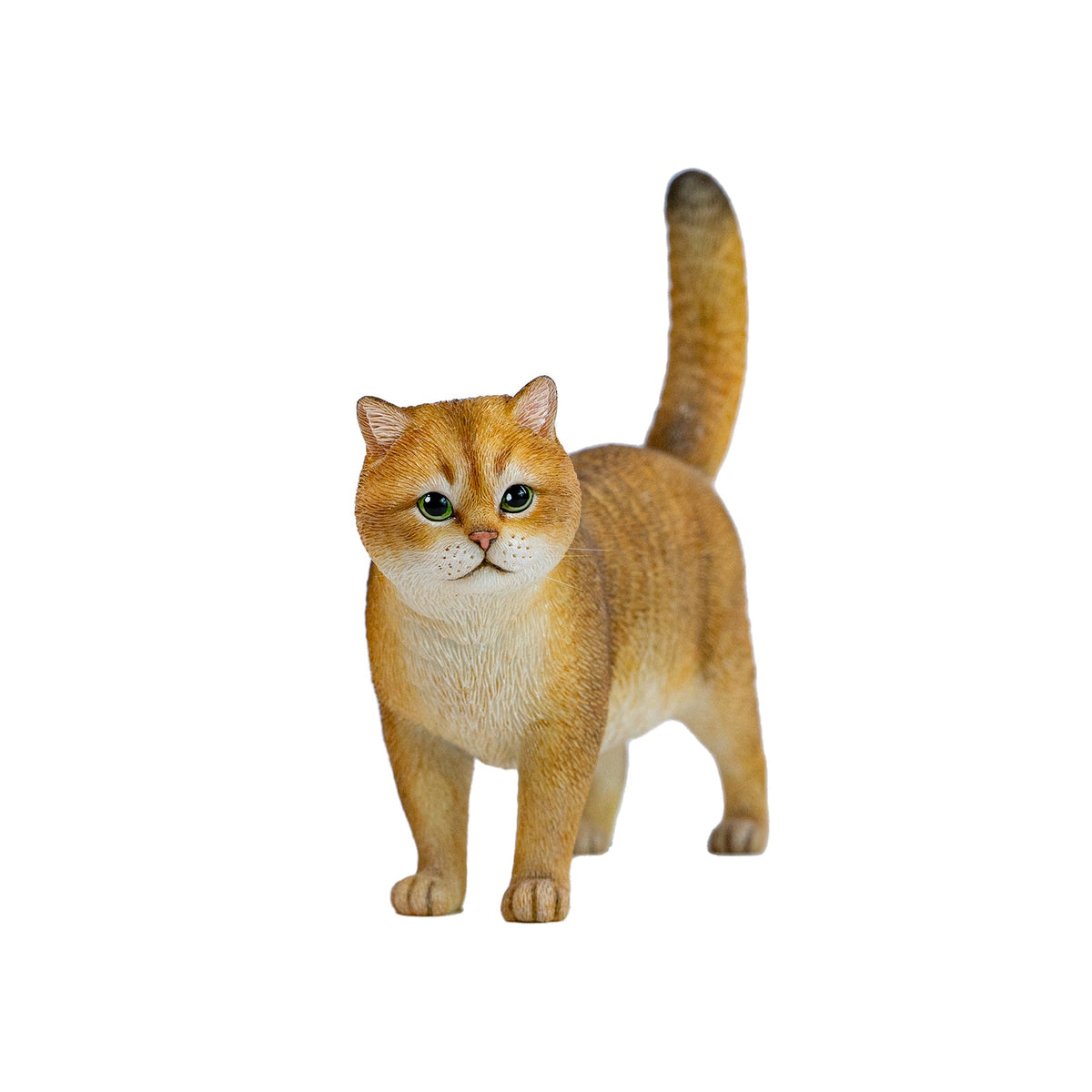 JXK365 金銀グラデーション猫 樹脂フィギュア（全2種）