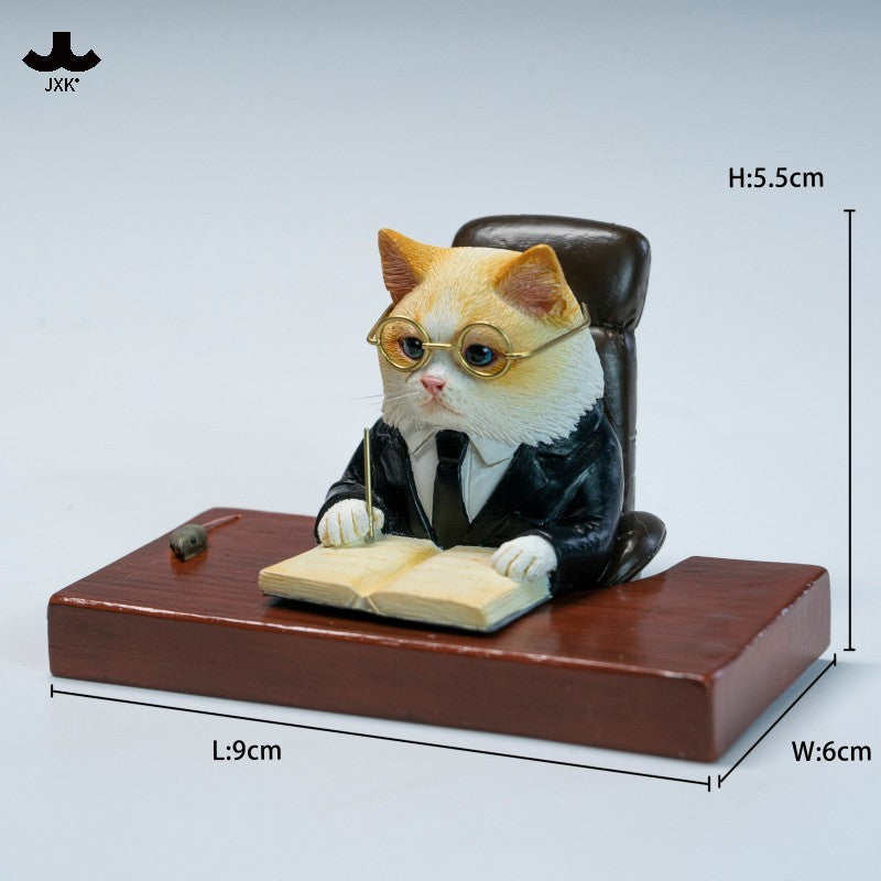 JXK329 エグゼクティブ猫 デスク版