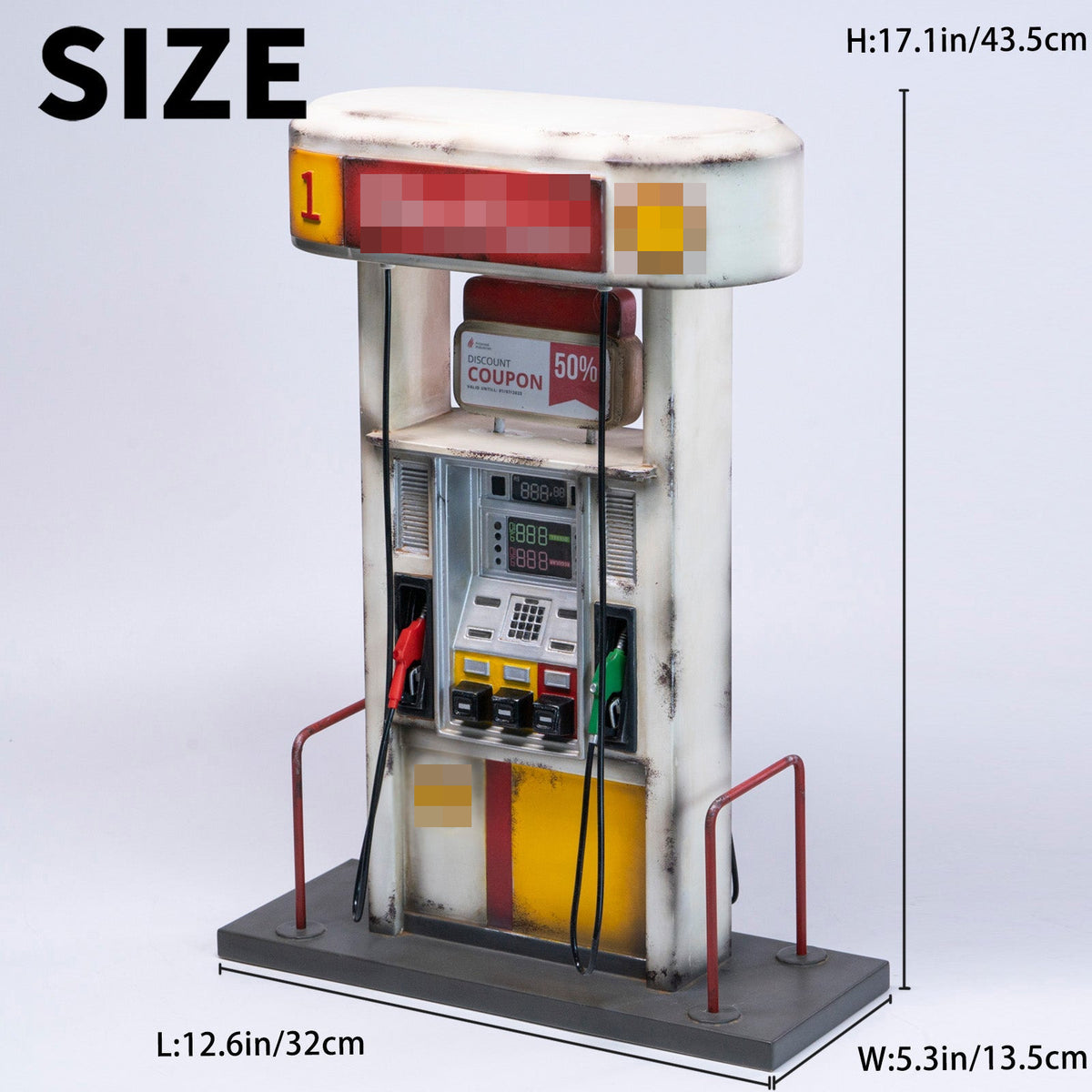 MMMTOYS M2628 1/6 ガソリンスタンド給油機 ジオラマ 商品画像 2