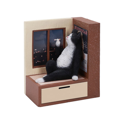 JXK317　窓辺でくゆらせる猫　　【予約】  JXK Studio出品