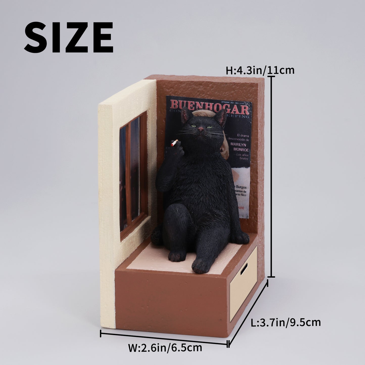 JXK317　窓辺でくゆらせる猫　　【予約】  JXK Studio出品