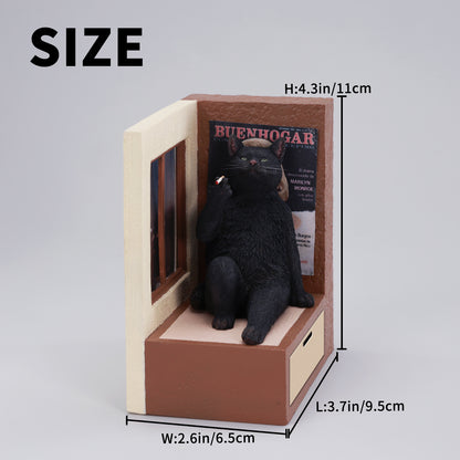 JXK317　窓辺でくゆらせる猫　　【予約】  JXK Studio出品