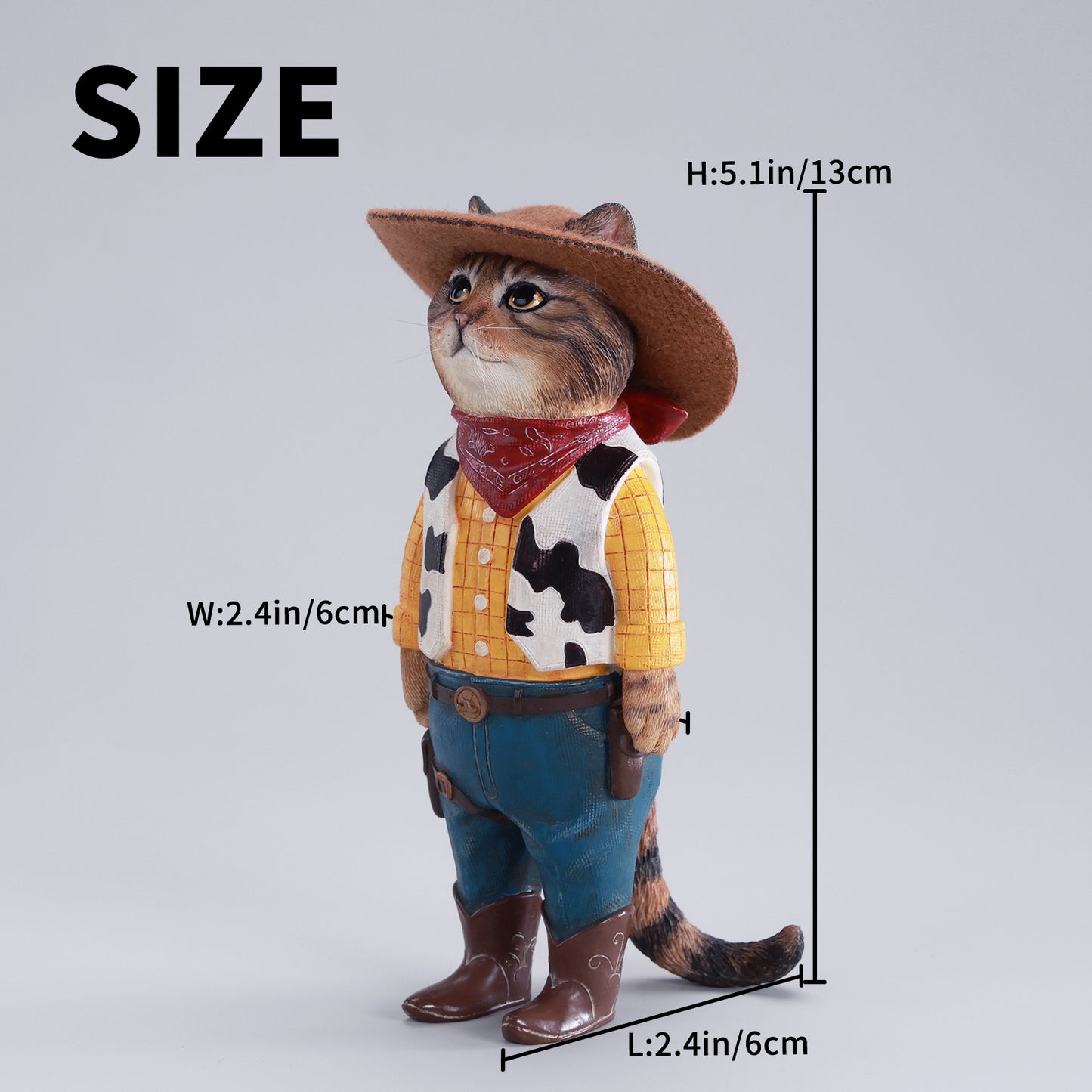 JXK-AI11  カウボーイ猫の保安官  【予約】  JXK Studio出品